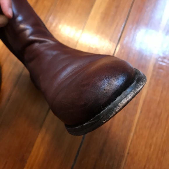 SOLD - Frye Melissa Leather Chelsea Boots, Sz 8 - Picture 6 of 10